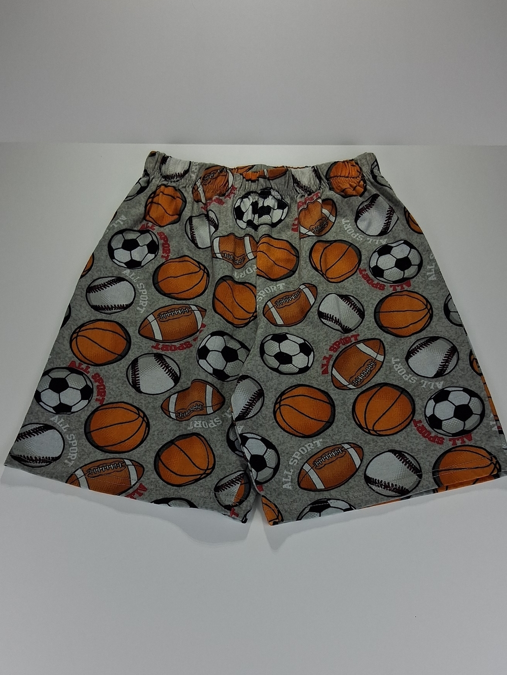 Boys Faded Glory Sleep Lounge Pajama Shorts Size Large (10-12) Sports Theme